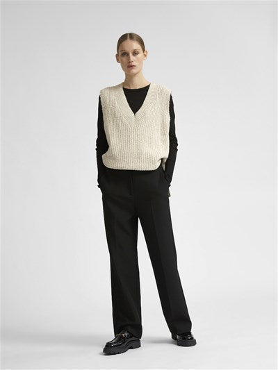 SLFRITA MW Wide pants / Black