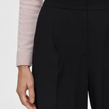 SLFTINNI MW Wide pants BLACK