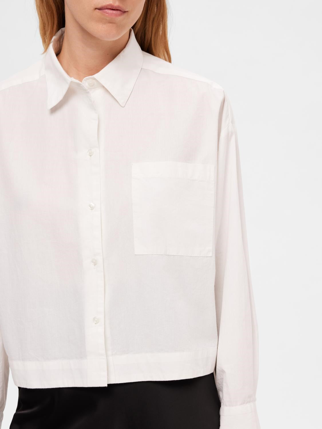 SLFASTHA cropped boxy shirt
