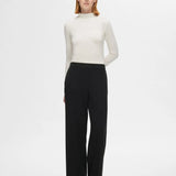SLFEMMA-TARA Wide pants BLACK