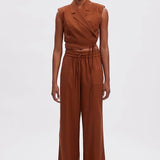 LEENA GZ Linen pants Sorrel horse