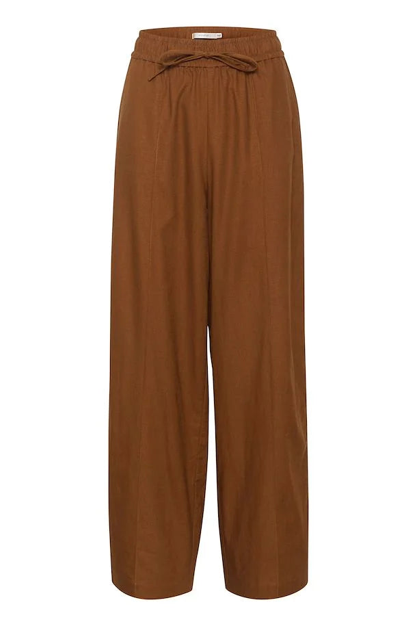 LEENA GZ Linen pants Sorrel horse