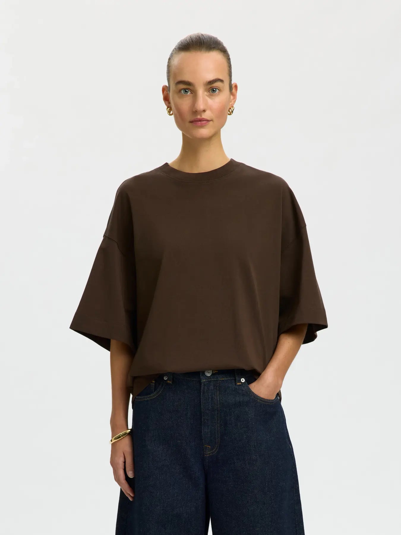 SLWCOL WOMAN 2/4 Oversized tee DELICIOSO