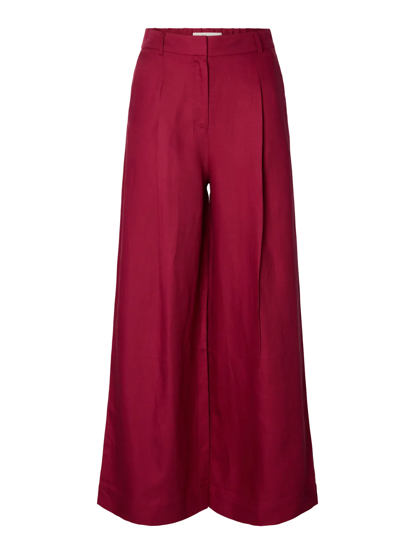 SLWLYRA HW Wide Linen Pants - Anemone