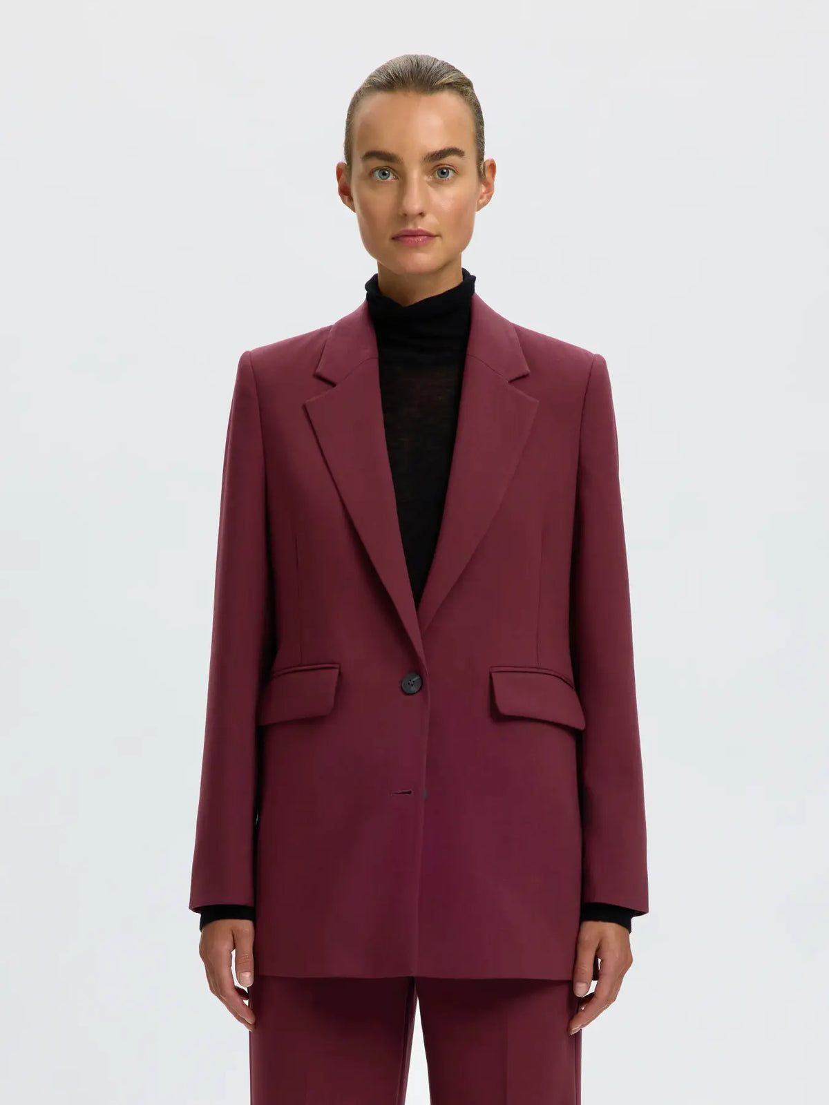 SLWRITA Relaxed Blazer - Tawny Port