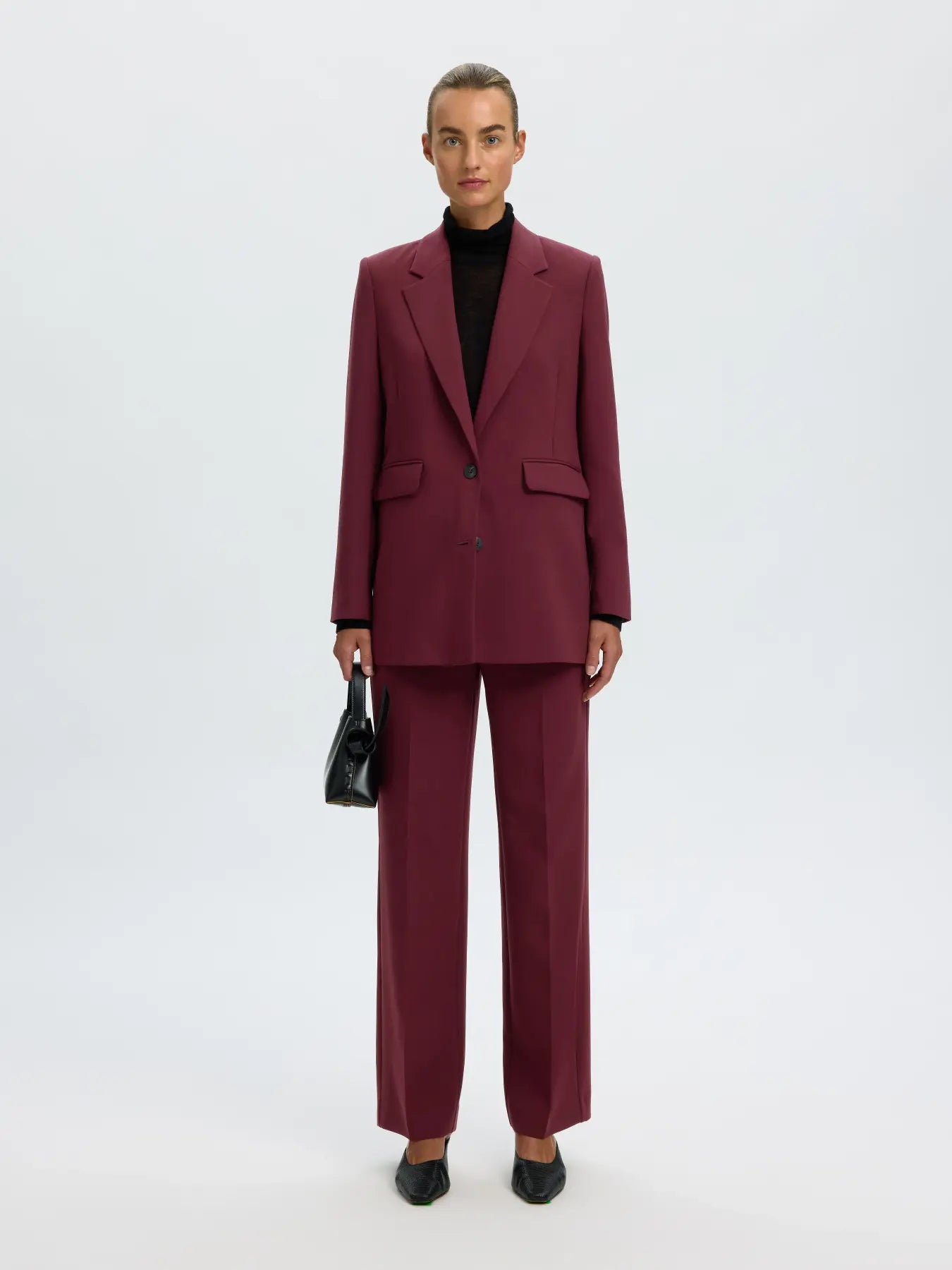 SLWRITA Relaxed Blazer - Tawny Port