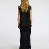 SLFABBI Vest Black