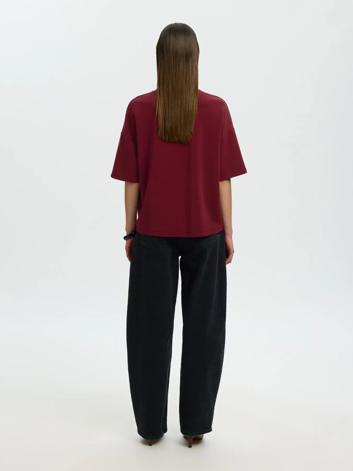SLWOVERSIZED TENNY tee TAWNY PORT