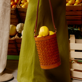 ZOLA Bag - Cognac Classic Woven Leather