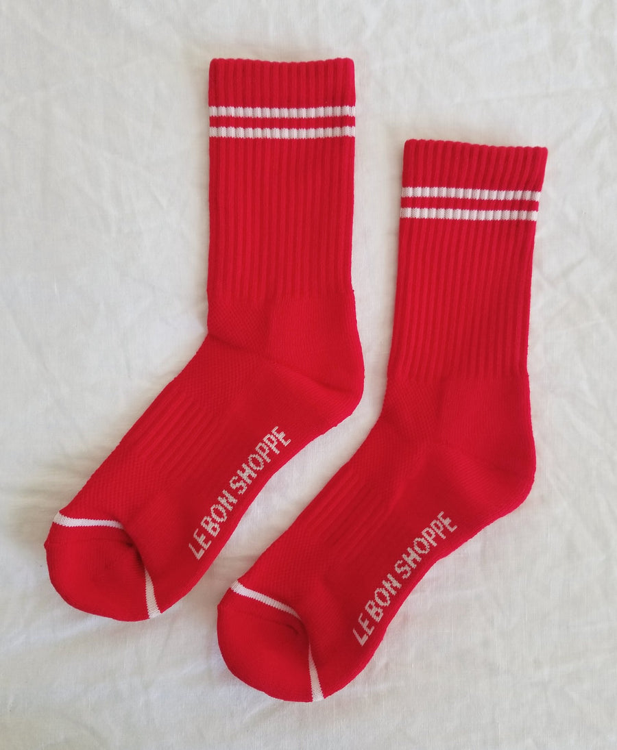 BOYFRIEND socks RED