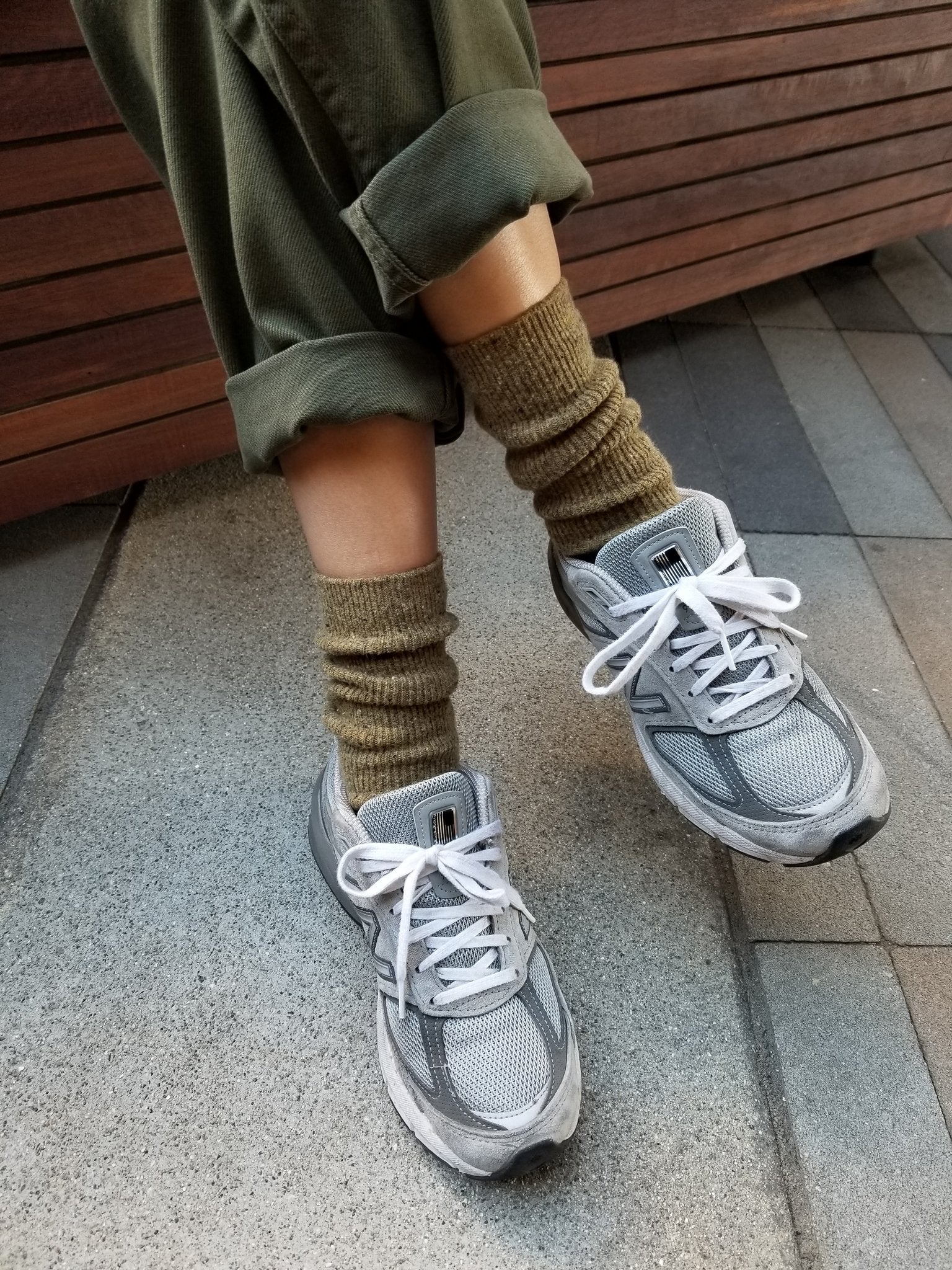 SNOW socks ⎜Cedar
