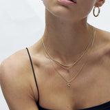 BIRTHSTONE necklace⎜Silver