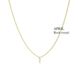 BIRTHSTONE necklace⎜Goldplated