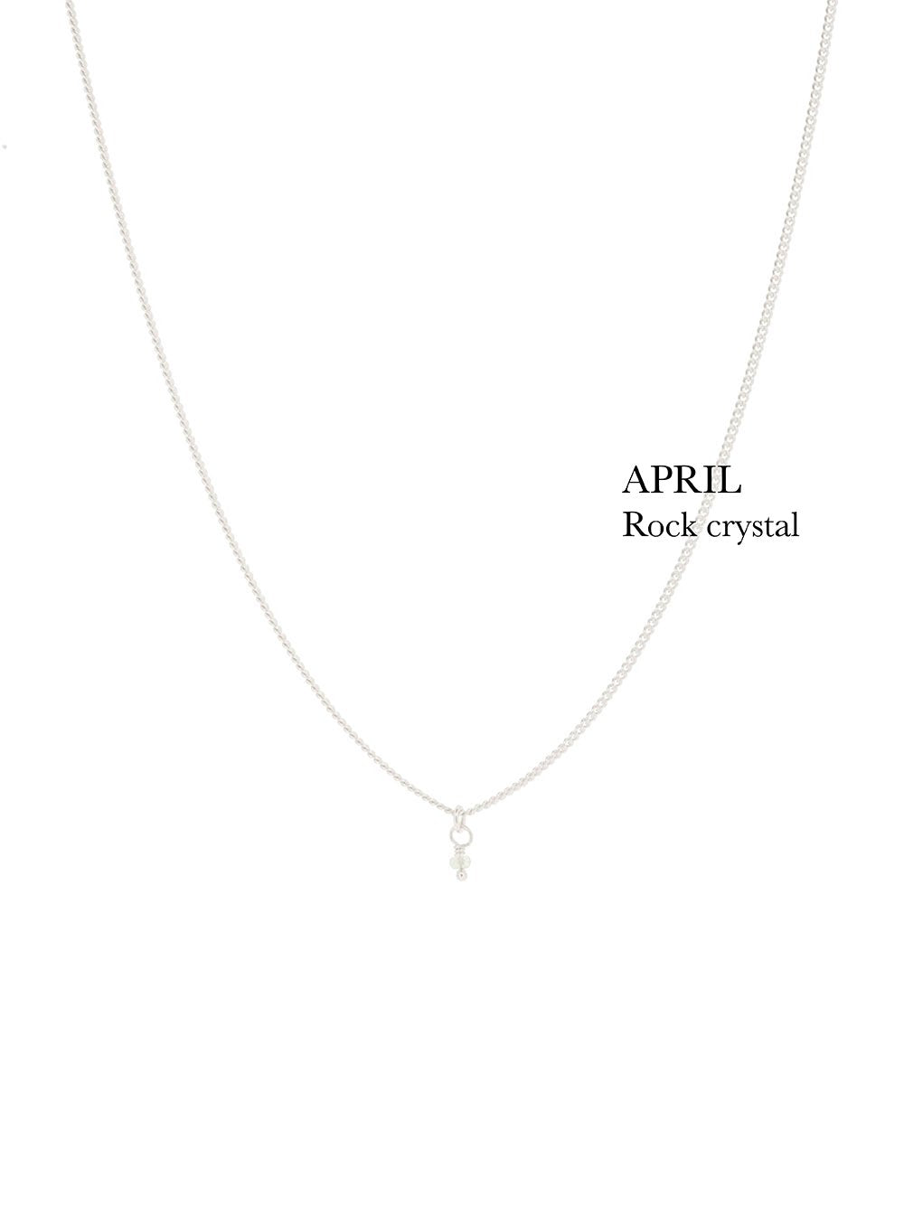 BIRTHSTONE necklace⎜Silver