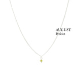BIRTHSTONE necklace⎜Silver