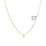 BIRTHSTONE necklace⎜Goldplated
