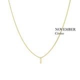 BIRTHSTONE necklace⎜Goldplated