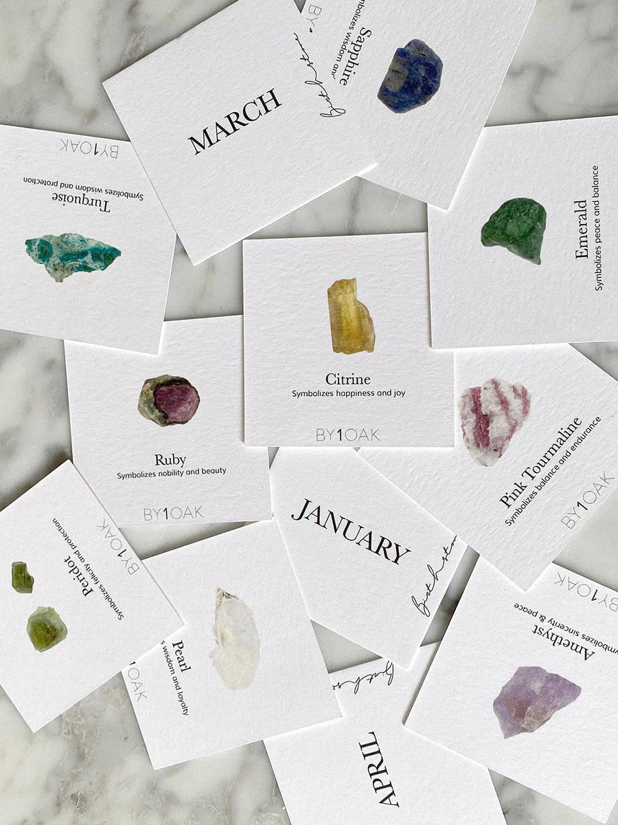 BIRTHSTONE Earring | Silver