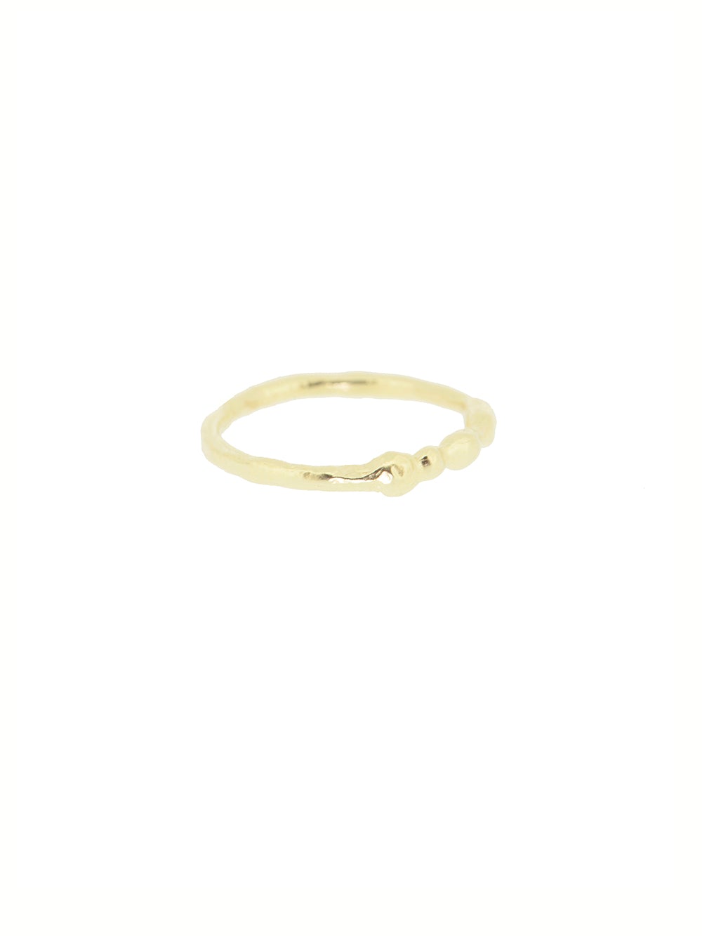 BUBBLE ring⎜Goldplated