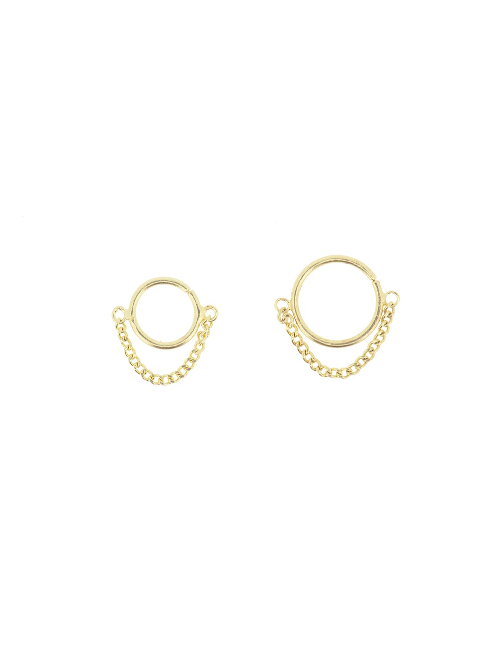 COME TOGETHER earring⎜Goldplated⎜6,5 mm/S