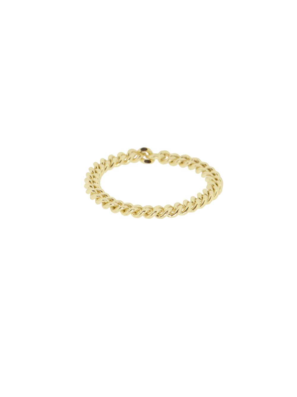 CURB CHAIN Ring | Goldplated