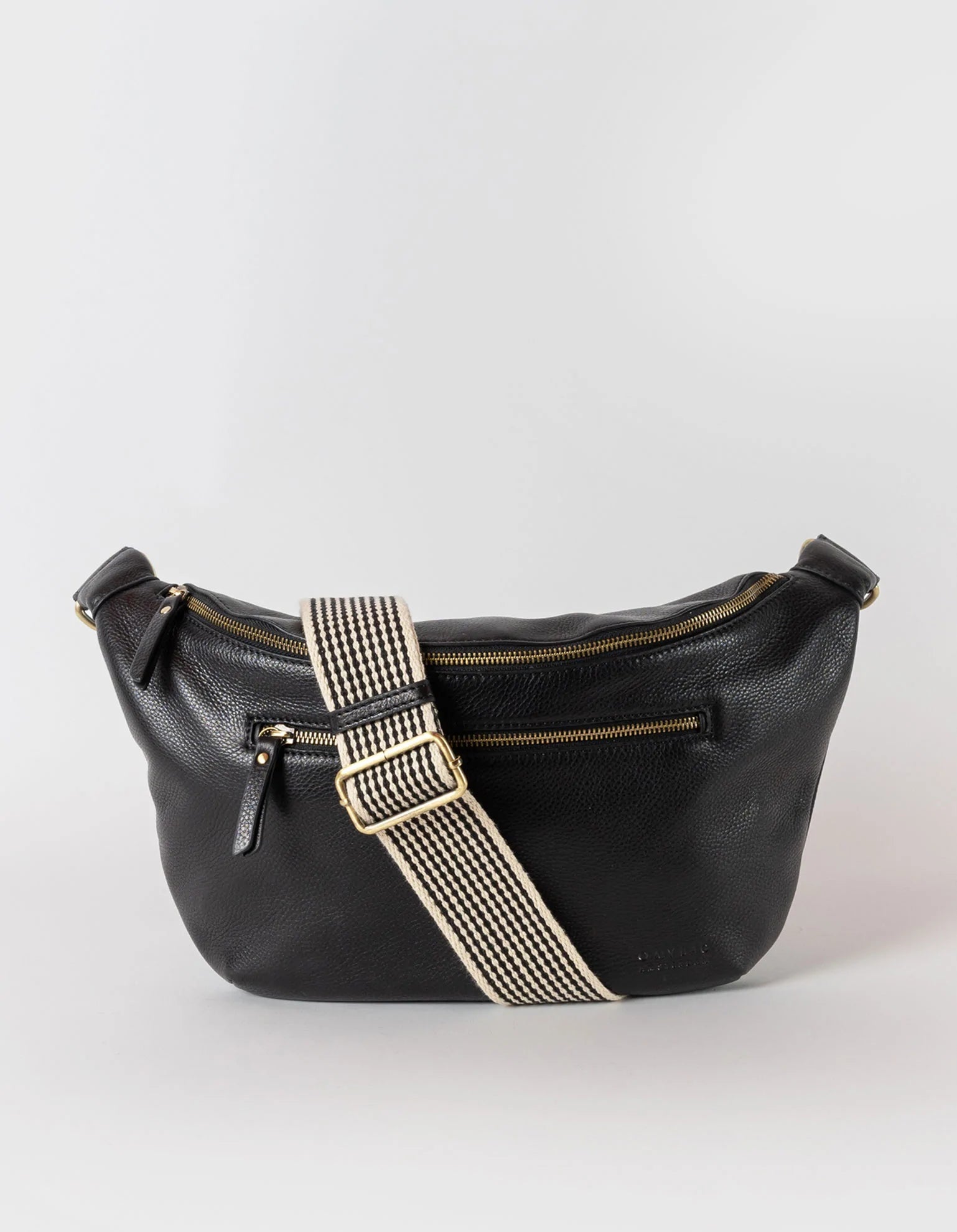 DREW MAXI | Black soft grain leather