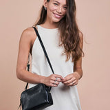 EMILY⎜Black Stromboli leather