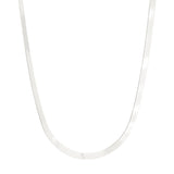 FLAT SNAKE necklace⎜Silver