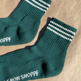 GIRLFRIEND socks HUNTER GREEN