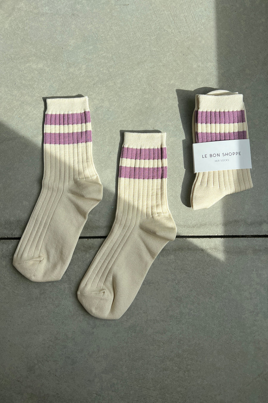 HER VARSITY Socks AZALEA