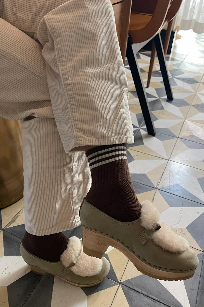 GIRLFRIEND Socks MAHOGANY