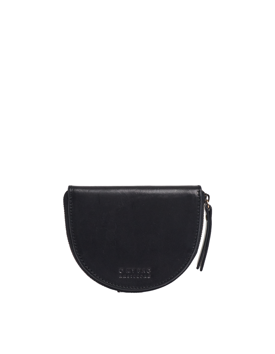 LAURA'S purse⎜Black classic leather