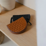 LAURA Coin purse woven classic leather