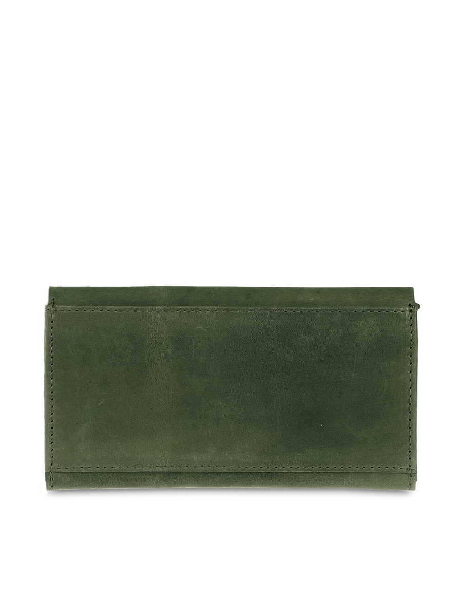 PIXIES pouch⎜Green hunter leather