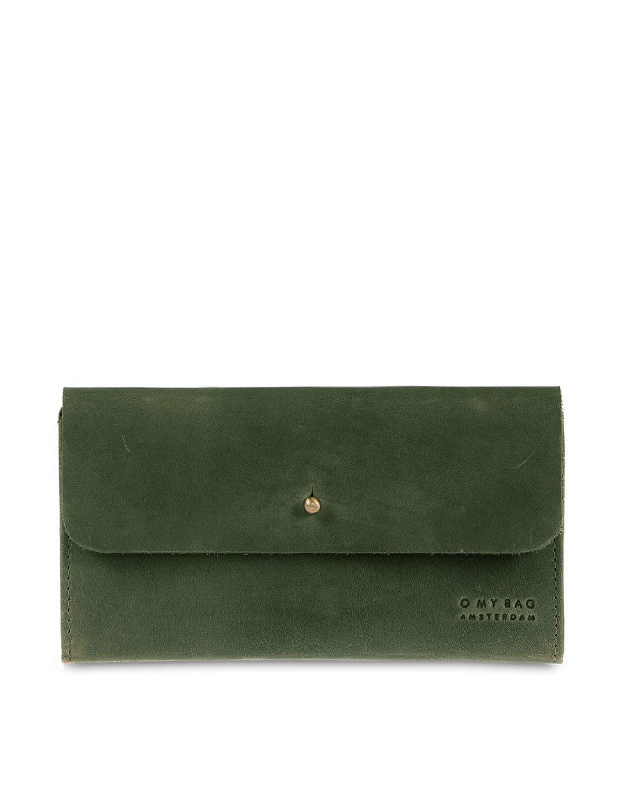 PIXIES pouch⎜Green hunter leather