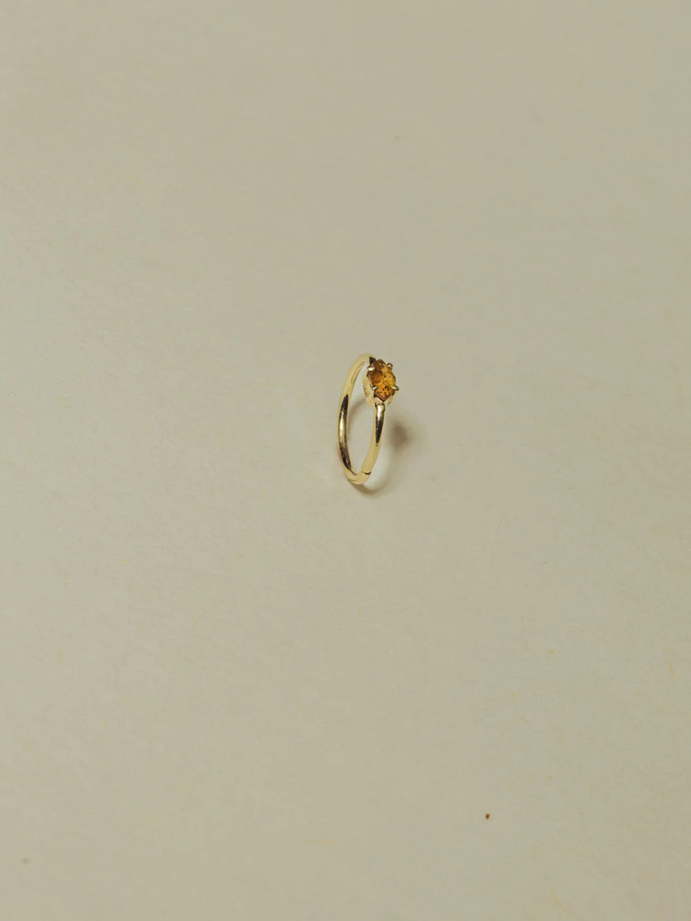 YELLOW EYES citrine earring⎜Goldplated