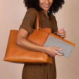 SAM Shopper | Cognac classic leather