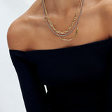 BAD GIRL 2.9 mm necklace⎜Goldplated