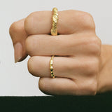 BUBBLE ring⎜Goldplated