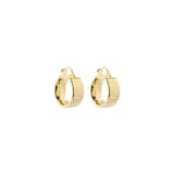 SMALL ROUNDED HOOPS earrings⎜Goldplated