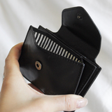 HARMONICA wallet I Black classic leather
