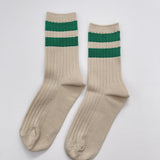 HER VARSITY socks GREEN