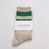 HER VARSITY socks GREEN