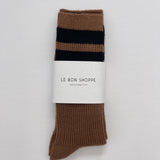 GRANDPA VARSITY socks⎜Tawny black stripe