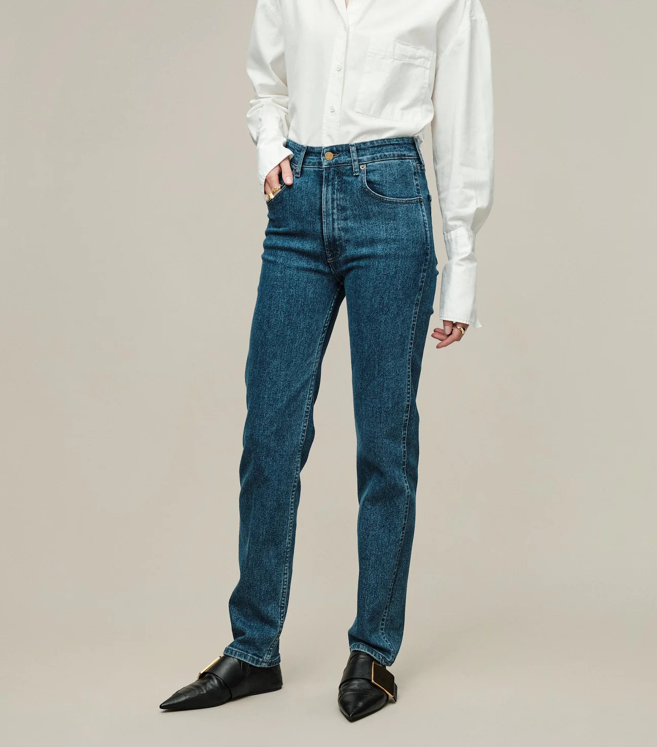 RIVERA Jeans | Dark stone