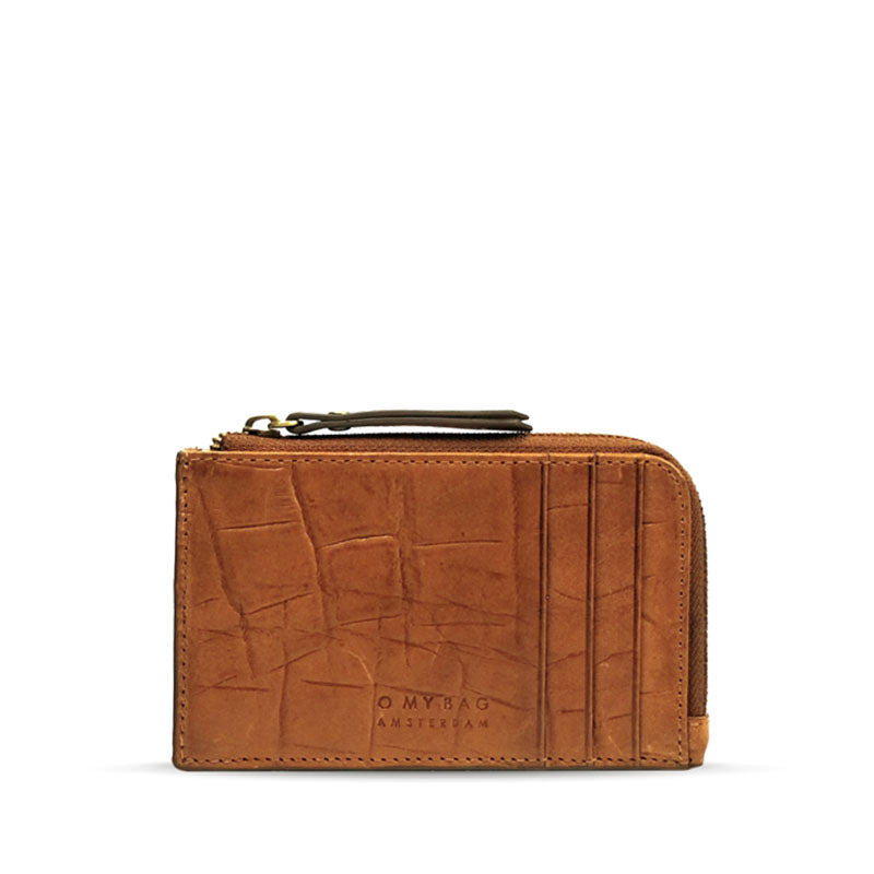 LOLA coin purse | Cognac croco leather