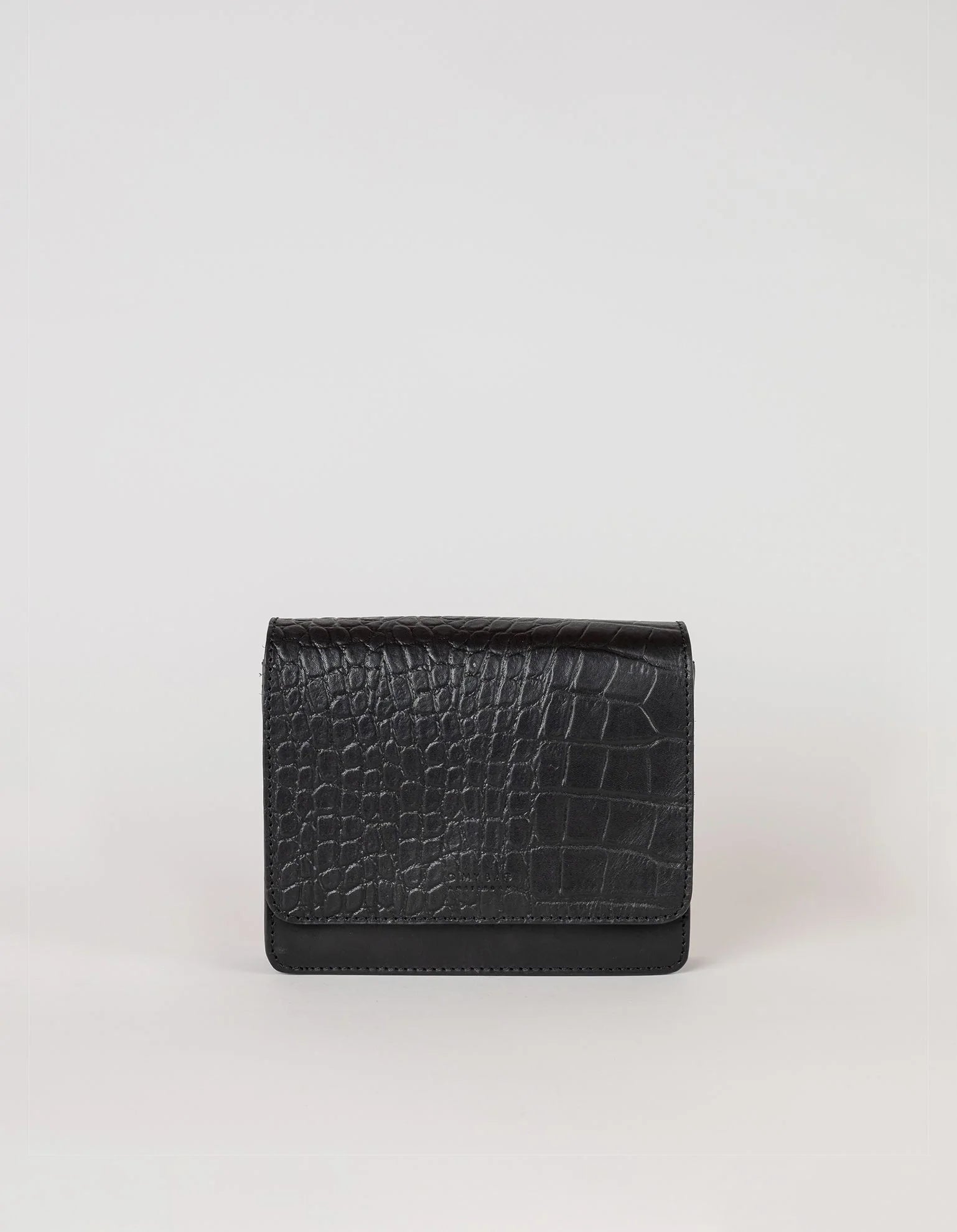 AUDREY mini⎜Black classic croco leather