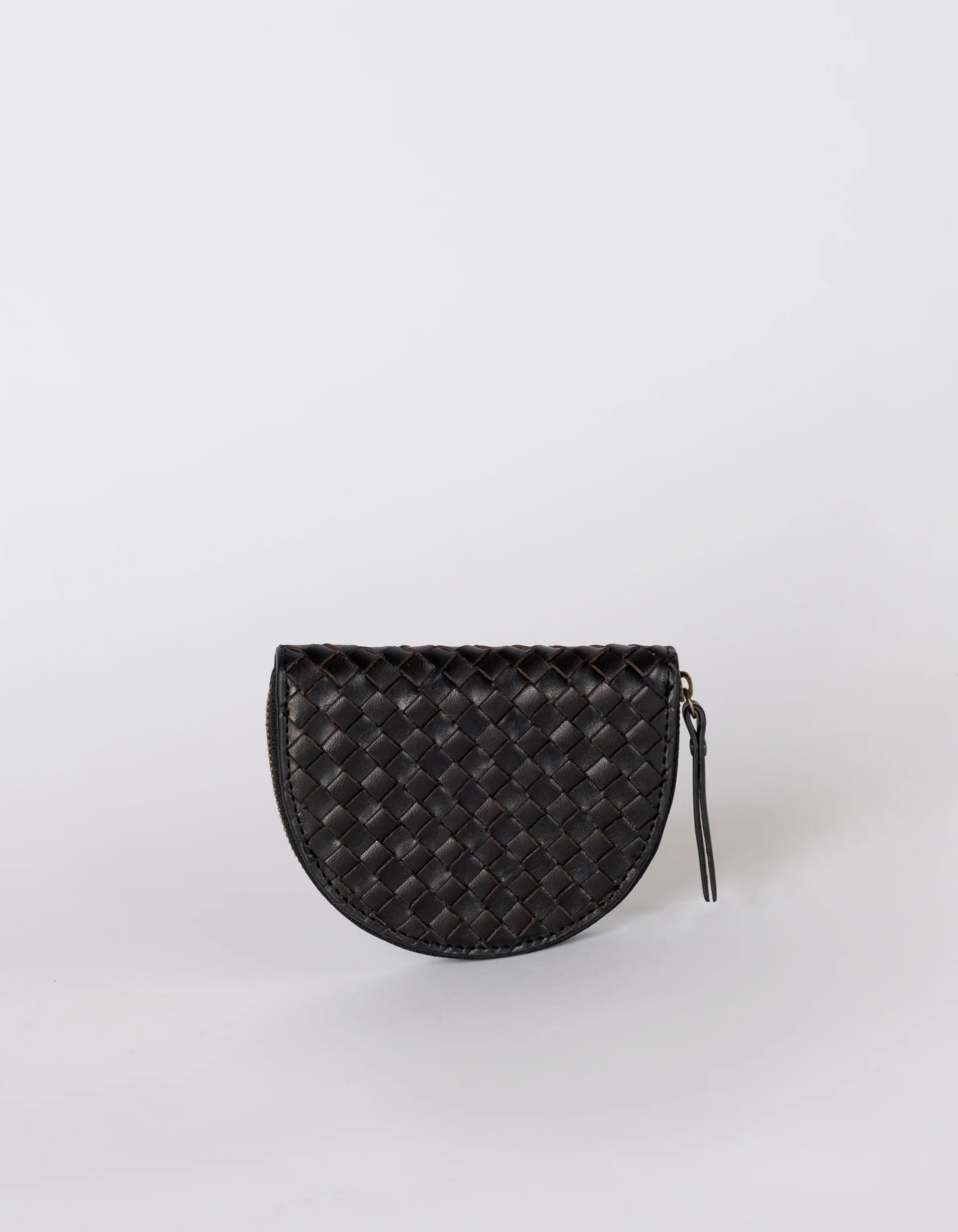 LAURA Coin purse woven classic leather