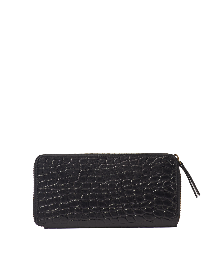 SONNY long wallet⎜Black Croco