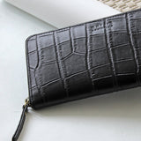 SONNY long wallet⎜Black Croco